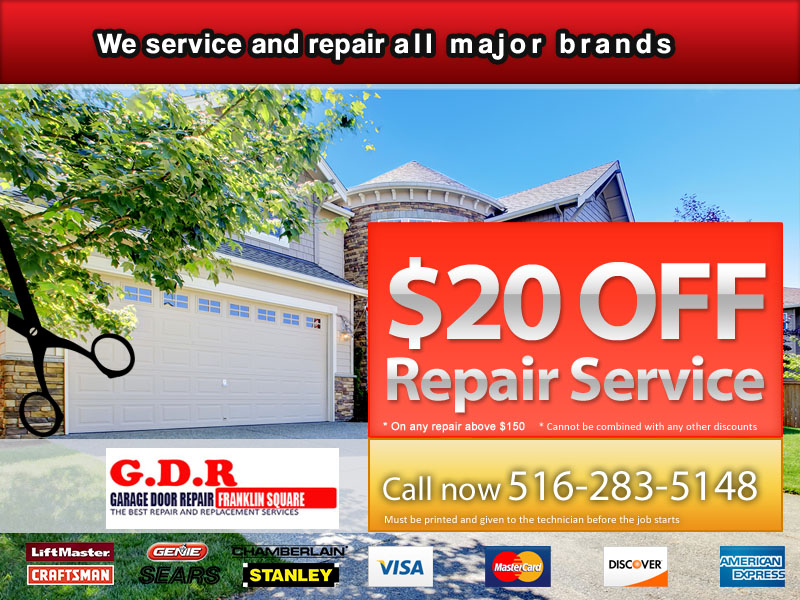 Garage repair discount coupons